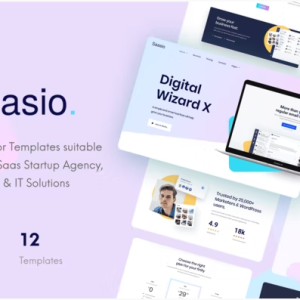 Saasio - Saas & Startup Elementor Template Kit