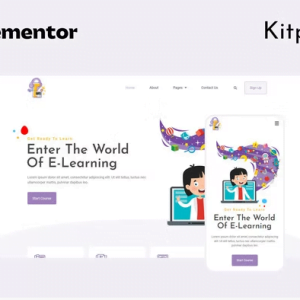 Tutturu E-Learning Service Elementor Template Kit