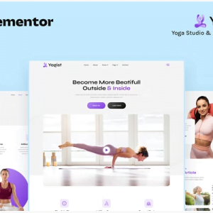 Yogist – Yoga Studio & Fitness Club Elementor Template Kit