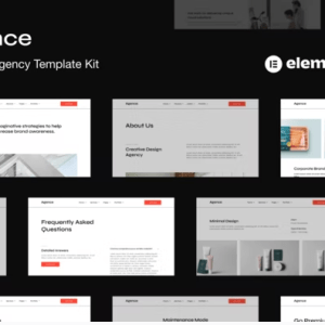 Agence - Creative Agency Elementor Template Kit