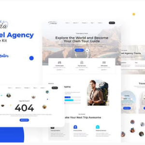 Trevia - Travel Agency Elementor Template Kit