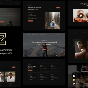 Zenin - Photography & Portfolio Elementor Template Kit