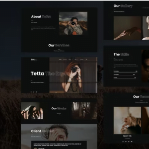 Tetta - Photography & Portfolio Elementor Template Kit