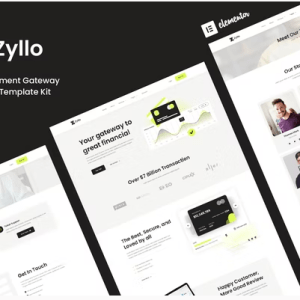Zyllo - Online Payment Gateway Elementor Template Kit