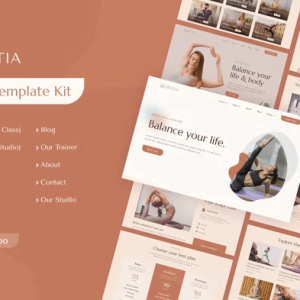 Zentia | Yoga Teacher & Studio Elementor Template Kit