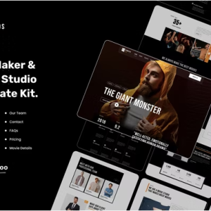 Cameos | Film Maker & Movie Studio Elementor Template Kit