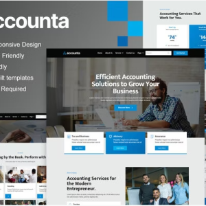 Accounta – Accounting Firm Elementor Template Kit