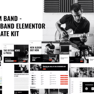 Rythm - Rock Band Elementor Template Kit