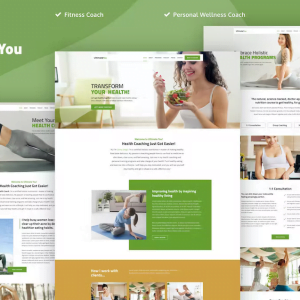 UltimateYou - Health Coach Elementor Template Kit