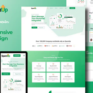 SparxUp - Saas & Startup Elementor Template Kit