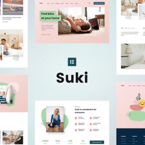 Suki - Meditation Channel Elementor Template Kit