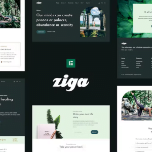 Ziga - Healer & Life Coach Elementor Template Kit
