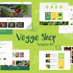 Veggie | Organic Food & Eco Online Store Products Template Kit