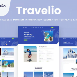 Travelio - Travel & Tourism Elementor Template Kit