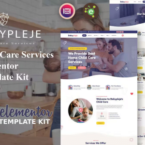 Babypleje - Baby Care Services Elementor Template Kit