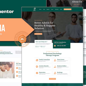 Verina - Mental Health Elementor Template Kit
