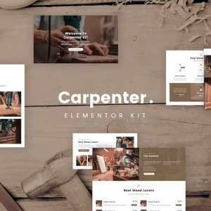 Ash - Carpenter Elementor Template Kit
