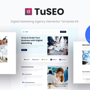 TuSEO - Digital Marketing Agency Elementor Template Kit