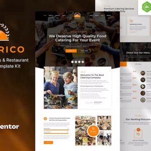 Caterico – Catering Services & Restaurant Elementor Template Kit