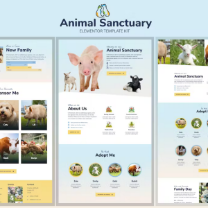 Animal Sanctuary - Non-Profit Template Kit