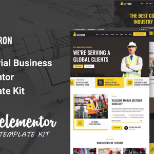 Sectron - Industrial Business Elementor Template Kit