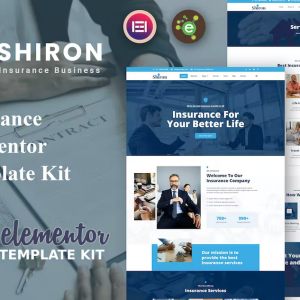Shiron - Insurance Elementor Template Kit