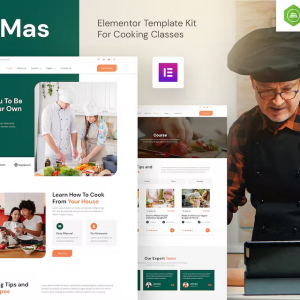 BelMas – Online Cooking Class & Workshop Elementor Template Kit