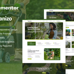 Tamanizo - Gardening & Landscape Elementor Template Kit