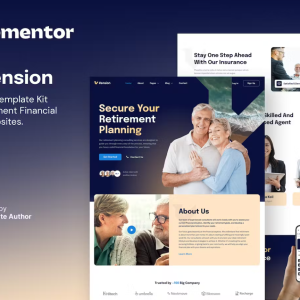 Vension – Retirement Planning Consulting Elementor Template Kit