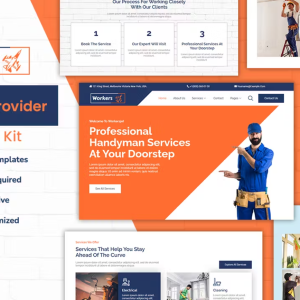WorkersJet - Handyman & Repair Service Elementor Template Kit