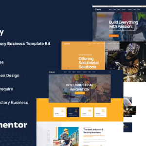 Austry - Industry & Factory Business Elementor Template Kit