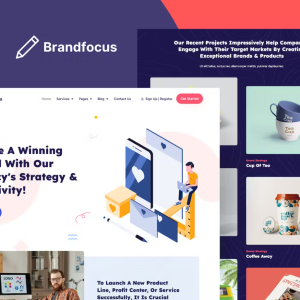 Brandfocus - Branding Agency Elementor Template Kit