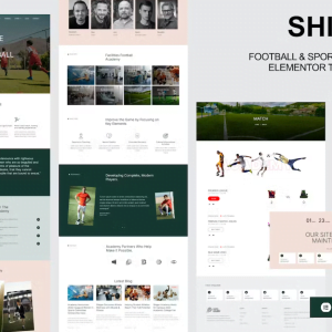 Shippo - Football & Sports Academy Elementor Template Kit