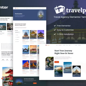 Travelplan - Tour & Travel Agency Elementor Template Kits