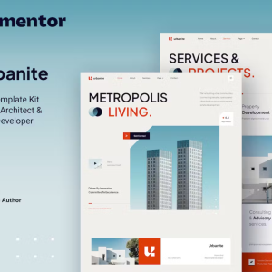 Urbanite – Architect & Real Estate Developer Elementor Template Kit