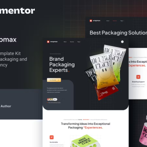 Wrapmax – Custom Packaging & Branding Agency Elementor Template Kit