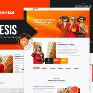 Zenesis - Influencer & Digital Marketing Elementor Template Kit