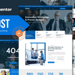 Boost - Business Consulting Elementor Template Kit