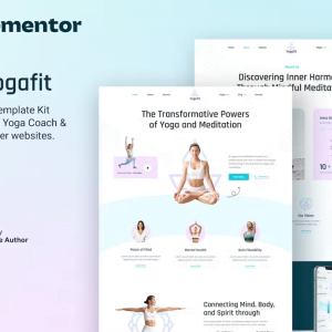 Yogafit – Yoga and Meditation Teacher Elementor Template Kit