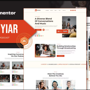 Penyiar - Radio & Podcast Elementor Template Kit