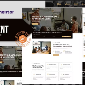 Colent - Online Course Elementor Template Kit