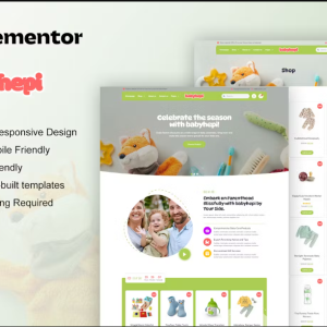 BabyHepi - Kids Store & Baby Shop Elementor Template Kit