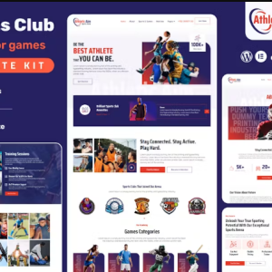 Athletic Aim – Sports Club & Outdoor Games Elementor Template Kit