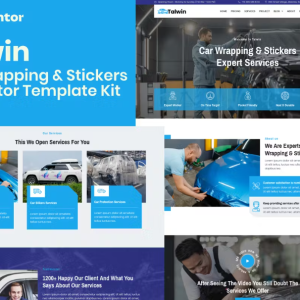 Talwin - Car Wrapping & Stickers Elementor Pro Template Kit