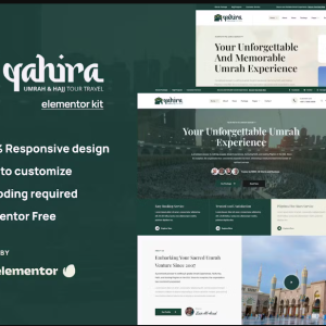 Qahira - Umrah & Hajj Tour Travel Elementor Template Kit