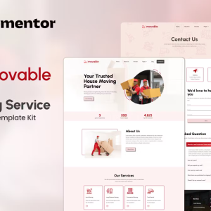 Movable - Moving Service Elementor Template Kit