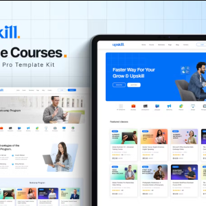 Upskill - Online Course Elementor Pro Template Kit