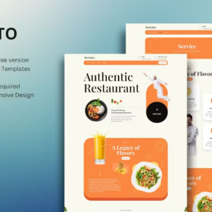Restolux - Restaurant Elementor Template Kit