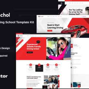 Drivschol - Driving School Elementor Template Kit