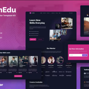 LearnEdu - Education & Online Learning Elementor Template Kit